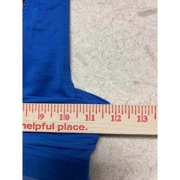 Lululemon Tone It Tank Blue Cut Out Shirt Sleeveless Women's Size Small - Picture 7 of 8